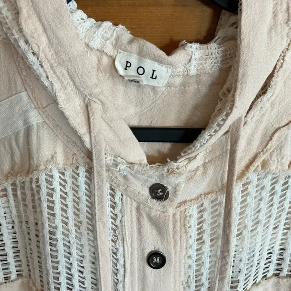 POL Beige and Cream Utility Jacket - Picture 3 of 11